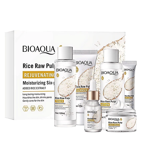 Set Skincare Hidratante Rejuvenecedor Kiss Beauty con Ácido Hialurónico