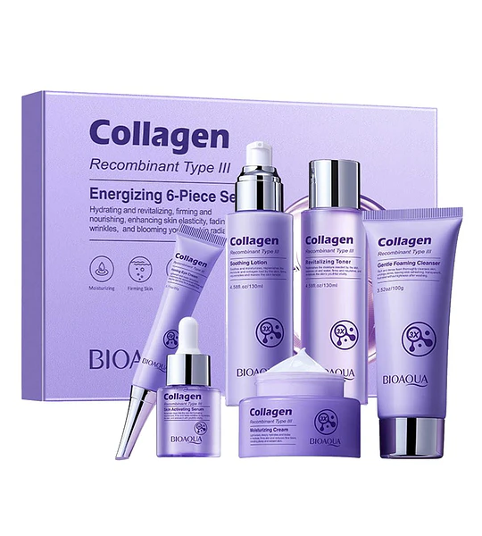 Set Hidratante Revitalizante Colágeno Kiss Beauty