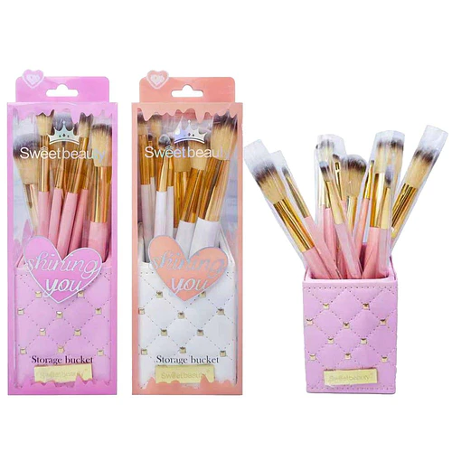 Set de Brochas de Maquillaje Kiss Beauty - kiss beauty | Chuy's Beautys
