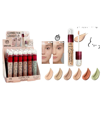 Corrector Líquido Alta Cobertura Max Belle - max belle | Chuy's Beautys Store