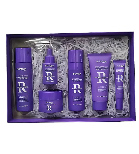 Kit Facial Retinol BIOAQUA - Cuidado Anti Edad