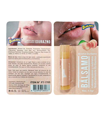 Bálsamo Hidratante Durazno BUBBALUU - BUBBALUU | Chuy's Beautys Store