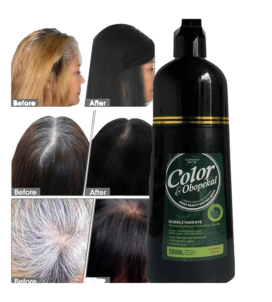 Shampoo Colorante Cubre Canas Café OBOPEKAL® 500ml