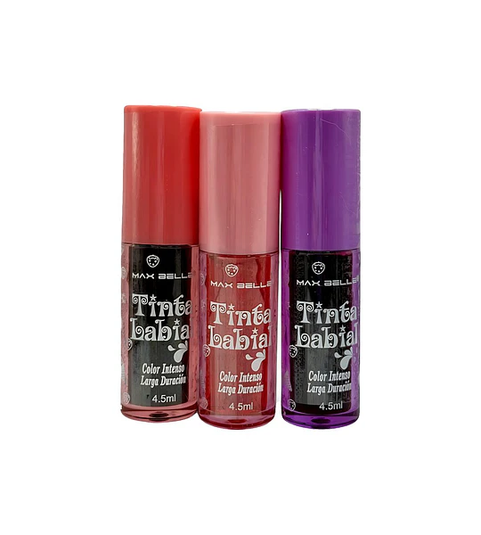 Tinta Labial Color Intenso Max Belle - Larga Duración