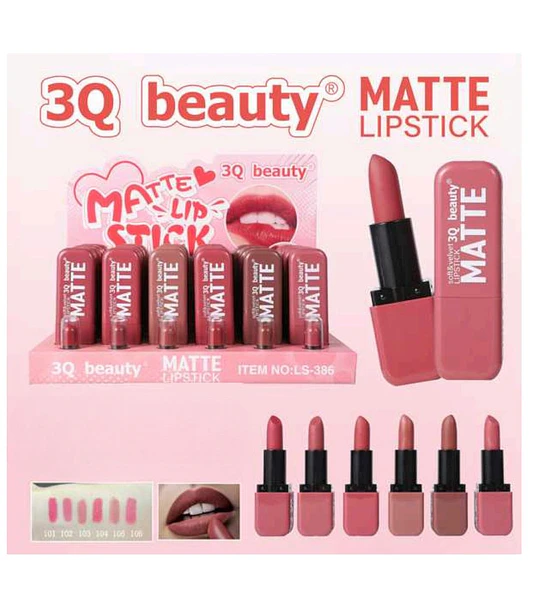 Labial Mate 3Q Beauty - Color Intenso y Duradero