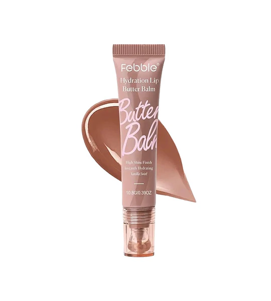Labial Líquido Butter Balm Febble - Brillo y Hidratación