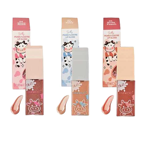 Gloss Labial Brillante Kiss Beauty Milky Cow Milk - Kiss Beauty | Chuy's Beautys