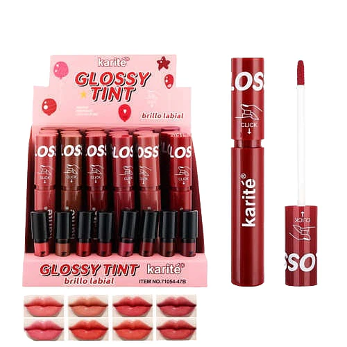 Gloss Labial Waterproof 8 Colores Kiss Beauty - Kiss Beauty | Chuy's Beautys