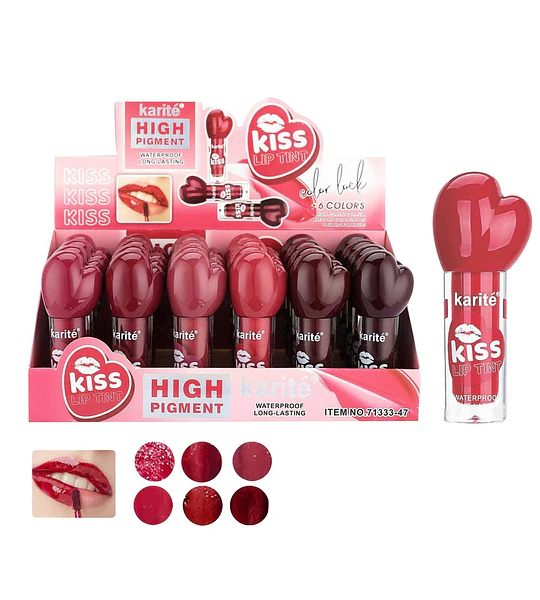 Tinta de Labios Mate a Prueba de Agua Kiss Beauty