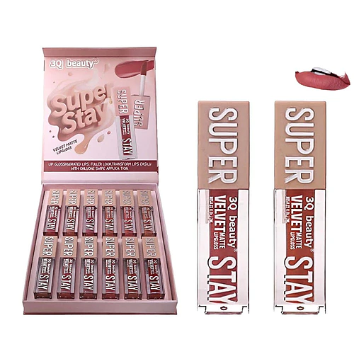 Labial Líquido Mate Kiss Beauty - Color Intenso y Duradero - kiss beauty | Chuy's Beautys