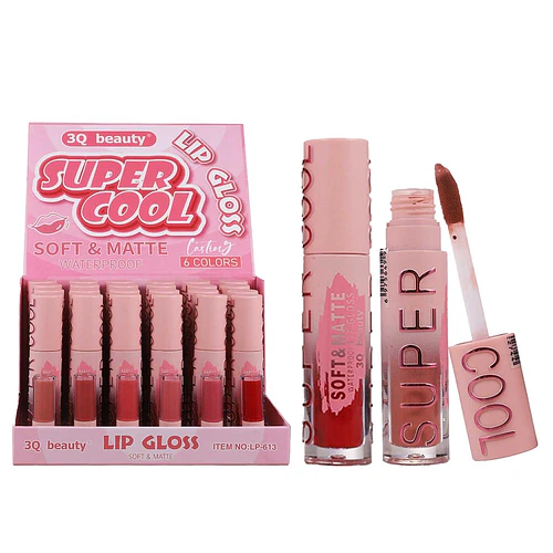 Brillo labial mate Kiss Beauty 6 tonos - kiss beauty | Chuy's Beautys