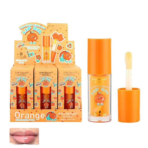 Brillo Labial Hidratante Kiss Beauty Aroma Naranja - Kiss Beauty | Chuy's Beautys