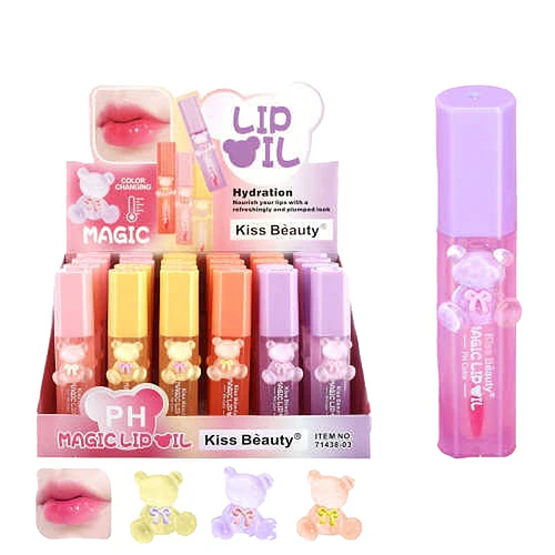 Lip Oil Hidratante Transparente Kiss Beauty - Kiss Beauty | Chuy's Beautys