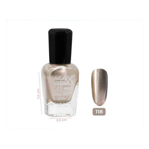 Esmalte Gel Glossy Flamenco 118# Brillo Intenso - Flamenco | Chuy's Beautys