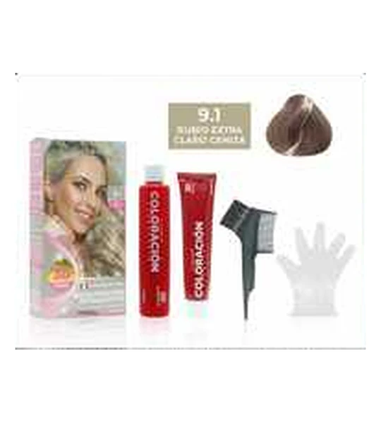 Tintura para Cabello Rubio Extra Claro Ceniza Flamenco