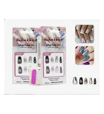Uñas Postizas Hipoalergénicas Flamenco - Flamenco | Chuy's Beautys Store