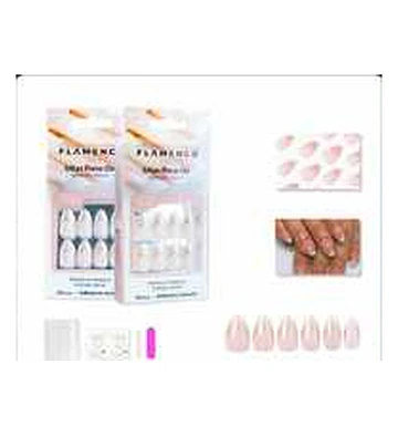 Uñas Press On Flamenco Hipoalergénicas - Flamenco | Chuy's Beautys Store