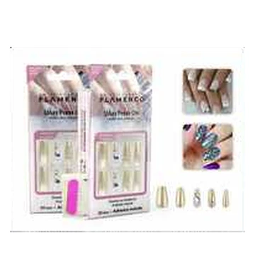 Uñas Press On Flamenco 30 Piezas - Flamenco | Chuy's Beautys Store