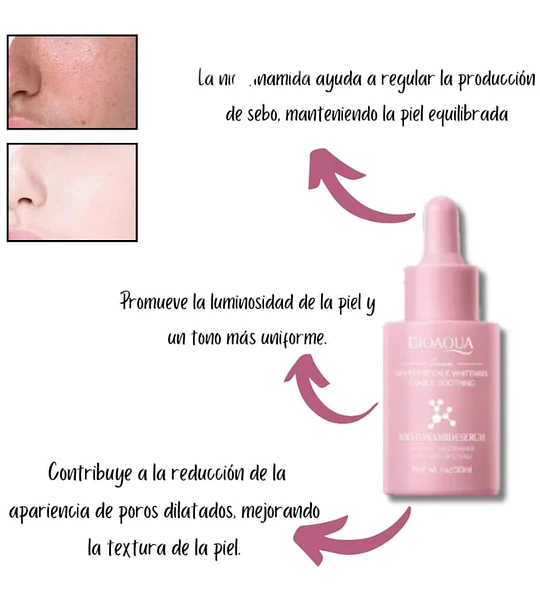 Sérum Facial Niacinamida Hidratante BIOAQUA