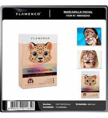 Mascarilla Facial Leopardo 25g Flamenco - Flamenco | Chuy's Beautys Store