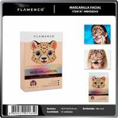 Mascarilla Facial Leopardo 25g Flamenco - Flamenco | Chuy's Beautys