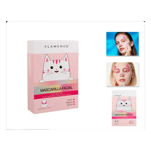 Mascarilla Facial Hidratante Flamenco 25g - Flamenco | Chuy's Beautys
