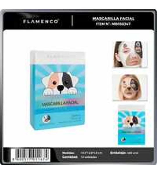 Mascarilla Facial Hipoalergénica Flamenco 25g