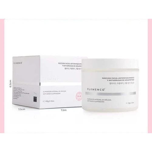 Mascarilla en Crema  con Hexapéptido-8 100g - FLAMENCO | Chuy's Beautys