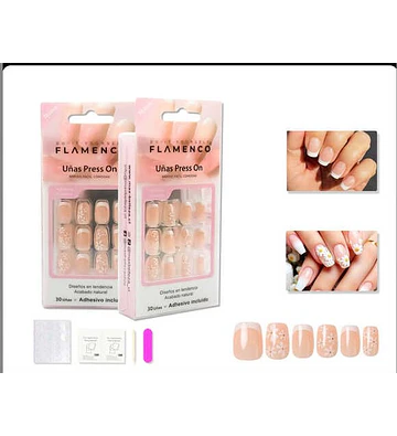 Uñas press on - FLAMENCO | Chuy's Beautys Store