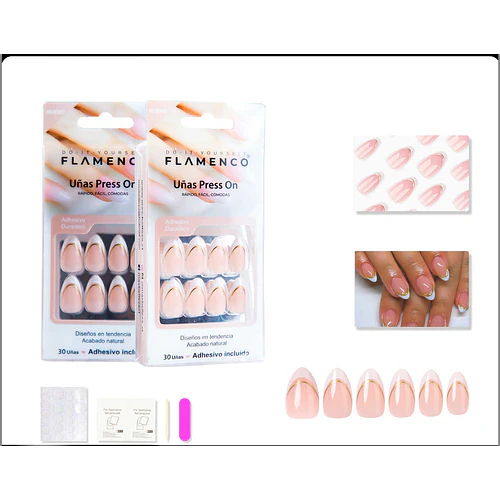Uñas press on - FLAMENCO | Chuy's Beautys