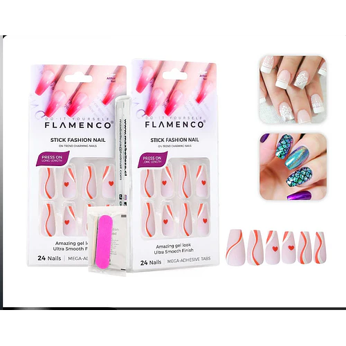 uñas postizas - FLAMENCO | Chuy's Beautys