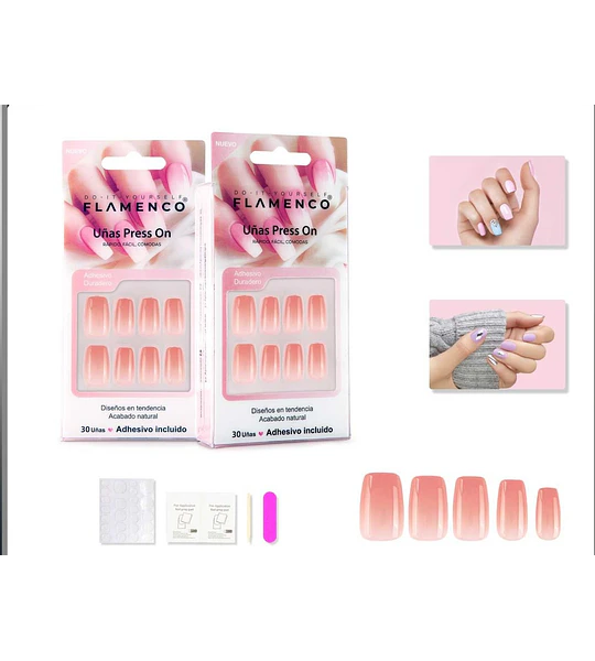 Uñas press on