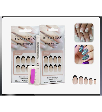 Uñas press on - FLAMENCO | Chuy's Beautys Store