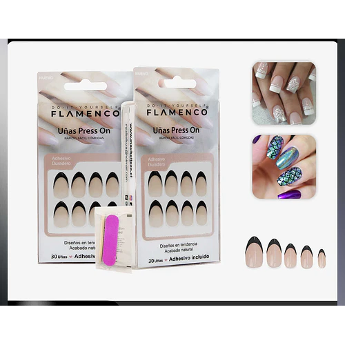 Uñas press on - FLAMENCO | Chuy's Beautys