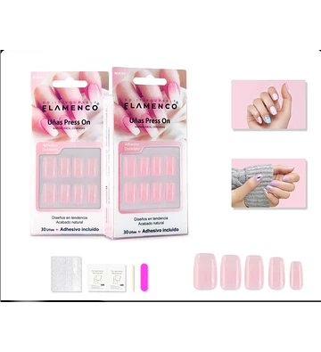 Uñas press on - FLAMENCO | Chuy's Beautys Store