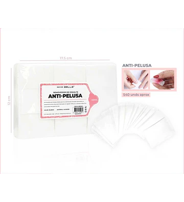Papel removedor de esmalte quita pelusa mayor densidad color blanco - FLAMENCO | Chuy's Beautys Store
