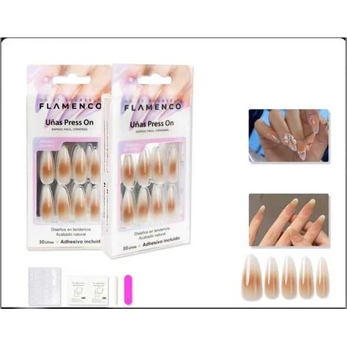Uñas press on - FLAMENCO | Chuy's Beautys