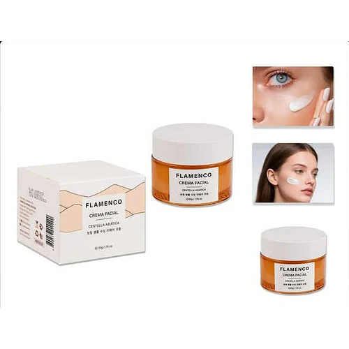 Crema facial centella asiatica 50g - FLAMENCO | Chuy's Beautys