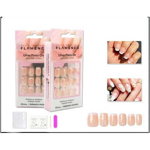 Uñas press on - FLAMENCO | Chuy's Beautys