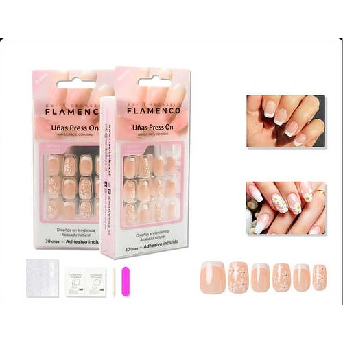 Uñas press on - FLAMENCO | Chuy's Beautys
