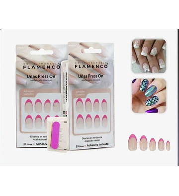 Uñas press on - FLAMENCO | Chuy's Beautys Store