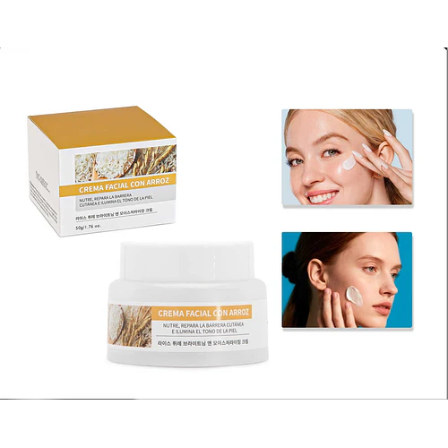 Crema facial con arroz - FLAMENCO | Chuy's Beautys