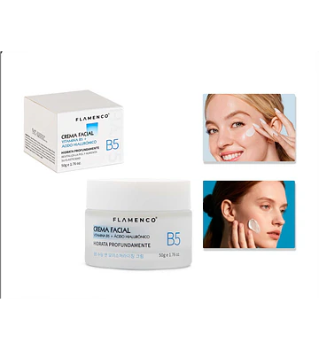 Crema facial con B5 - FLAMENCO | Chuy's Beautys Store