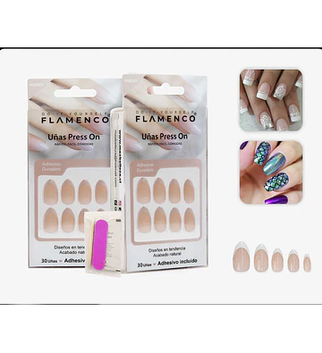 Uñas press on - FLAMENCO | Chuy's Beautys Store