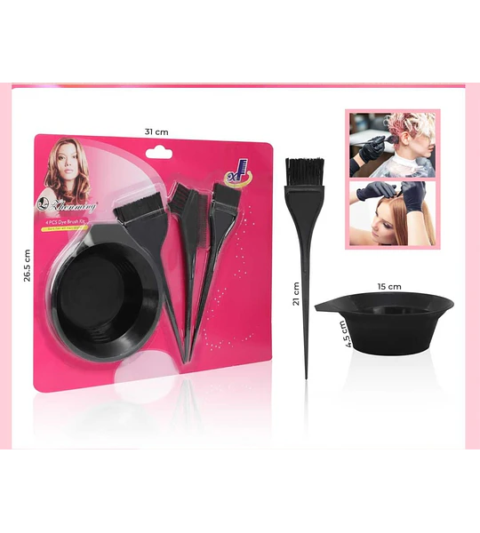 Set de Tintura de Cabello Flamenco - Color Duradero