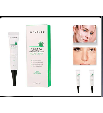 Crema para ojos de aloe vera 20 ml192/12 - FLAMENCO | Chuy's Beautys Store