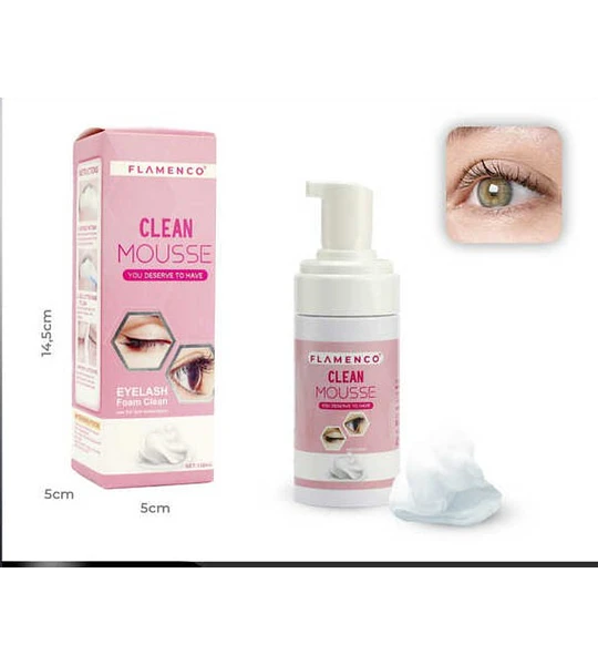 Shampoo mousse de pestañas 120/12