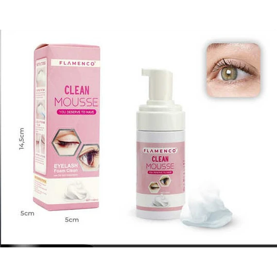 Shampoo mousse de pestañas 120/12