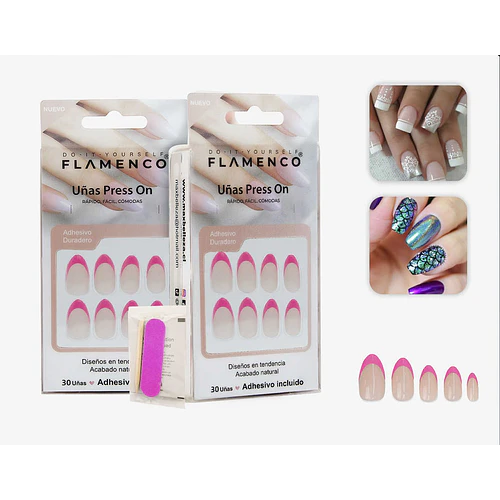 Uñas press on - FLAMENCO | Chuy's Beautys
