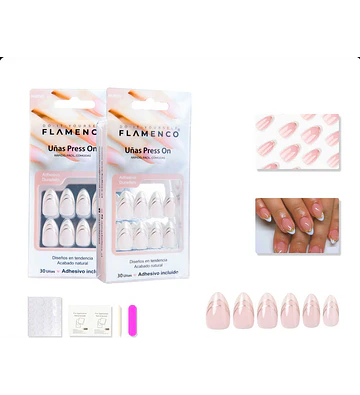 Uñas press on - FLAMENCO | Chuy's Beautys Store